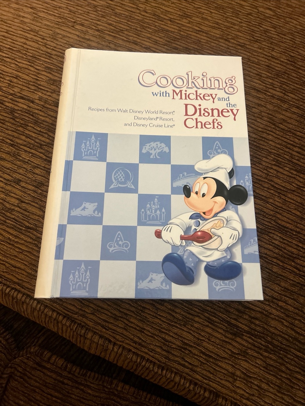 Disney Cooking with Mickey Chef Cookbook - Blue & White